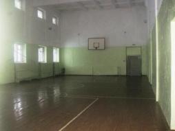 В спортивном зале имеется площадка для игры волейбол и баскетбол  